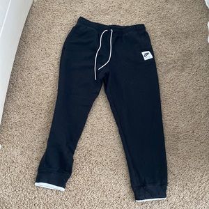 Mens black Nike joggers